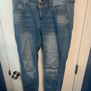 Wallflower Light Blue Straight Leg Jeans